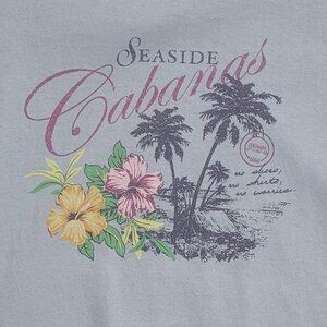 Columbia Seaside Cabanas Graphic Tee Sz S – Tropical Floral Cotton